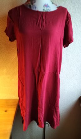 Kleid, Sommerkleid XL, Rot, Sommerlich leicht und bequem!