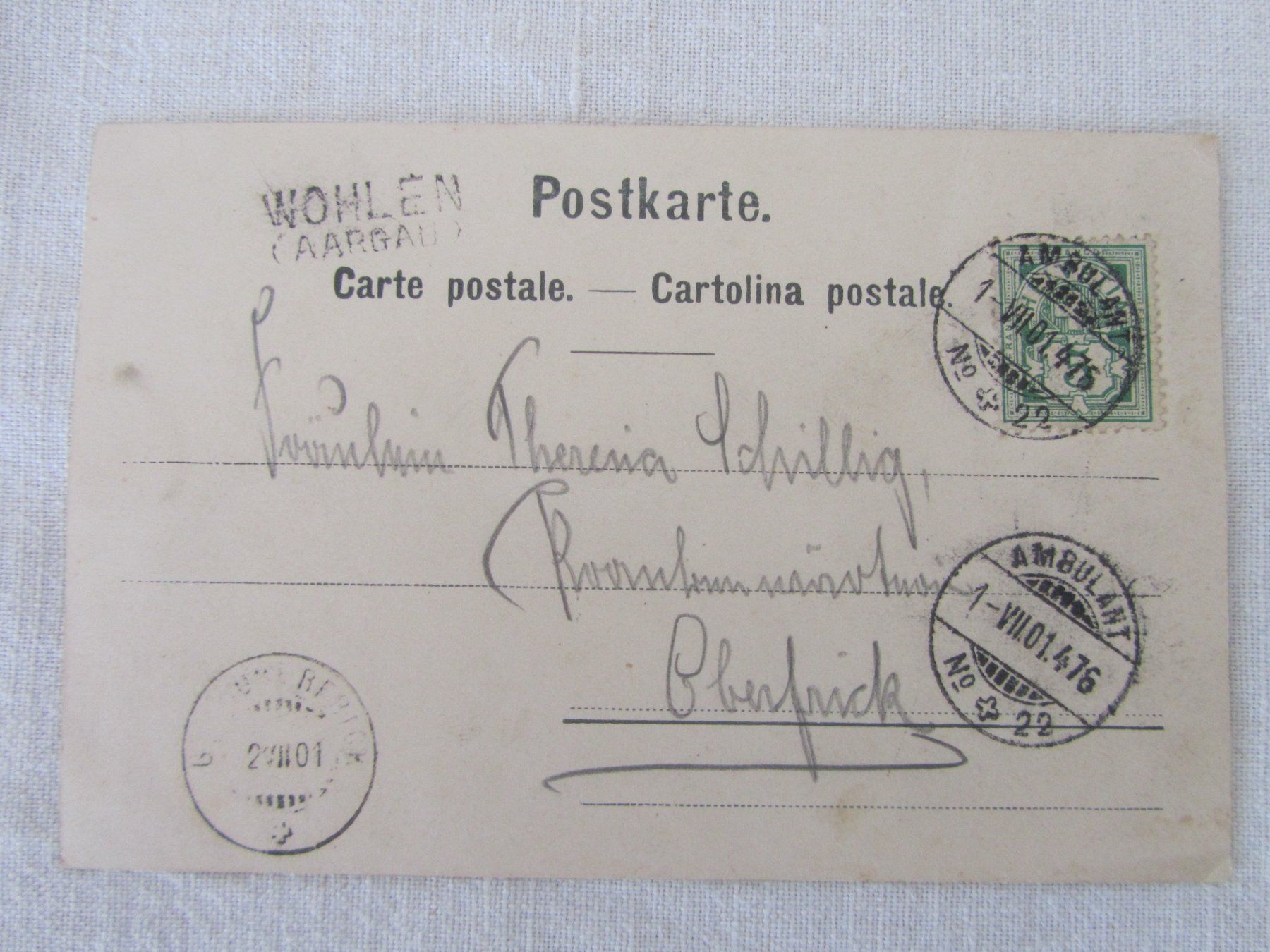 Cartoline postali: Gruss aus Villmergen – Usato da Seengen venduto da mikelele 1