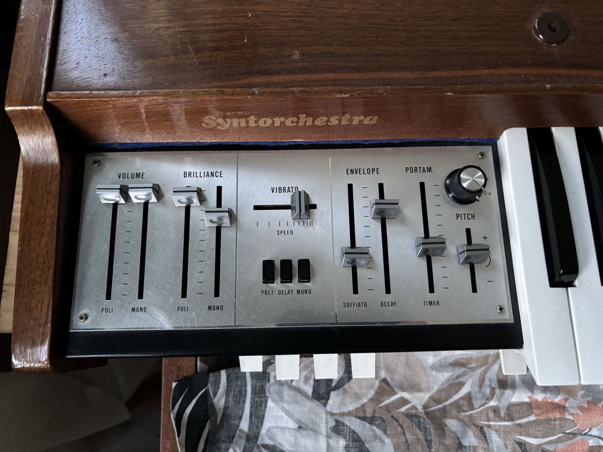 Vintage Strumenti musicali: Farfisa Syntorchestra "The Ultimate Krautrock String Synth" – Usato da Moutier venduto da harpagophytum 1
