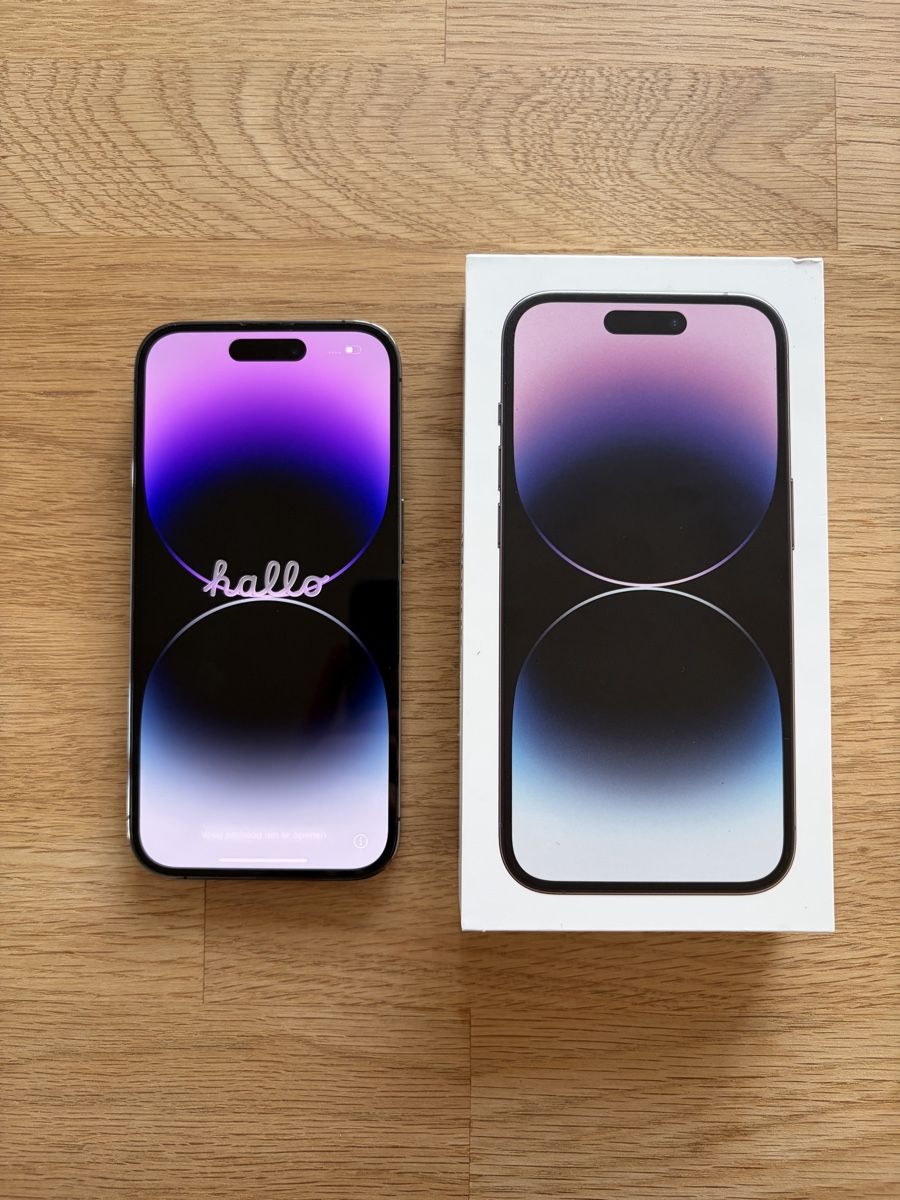 Apple Handys / Smartphones: iPhone 14 Pro 128 GB Deep Purple – Gebraucht aus Jona von raphael.staeger