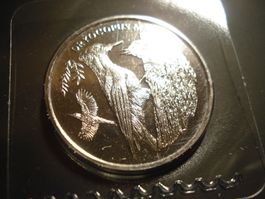 Schöne Tiermedaille "Schwarzspecht" 2007, WWF, Serbien