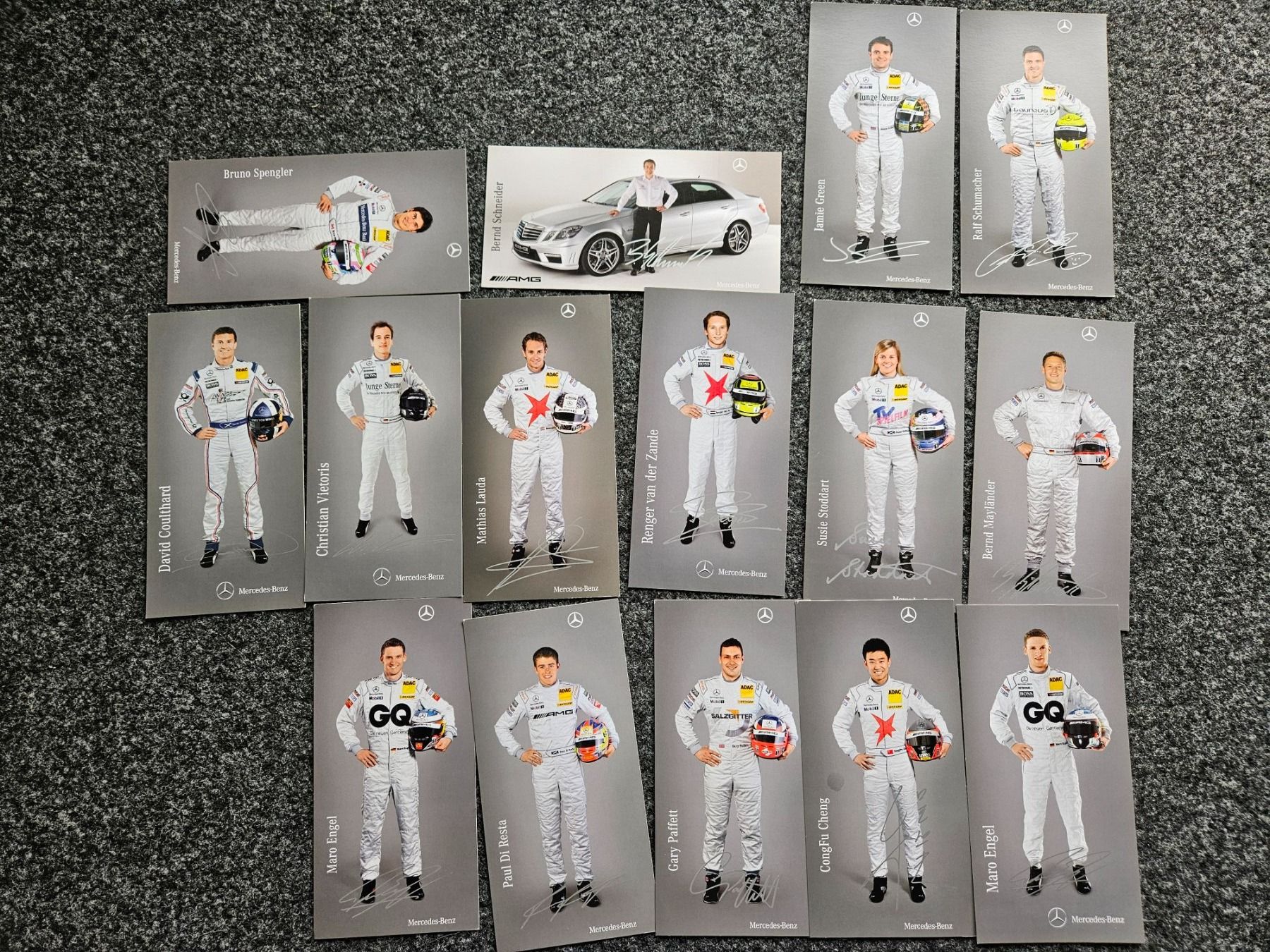 Autografi: 15 Mercedes Autogrammkarten. – Nuovo (secondo la descrizione) da Azmoos venduto da agt_gjj8