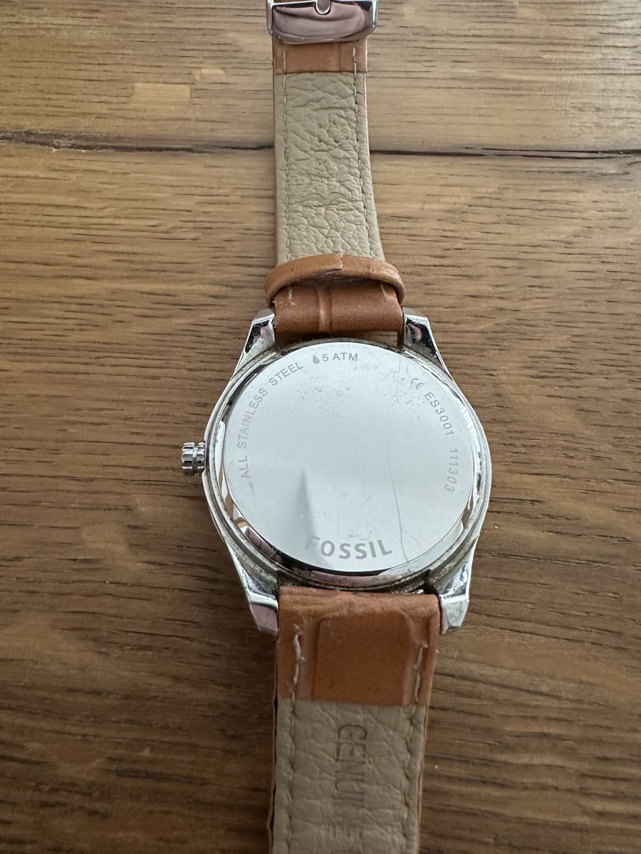 Fossil Damenuhr Lederarmband Braun Fossil Damenuhr ES3061