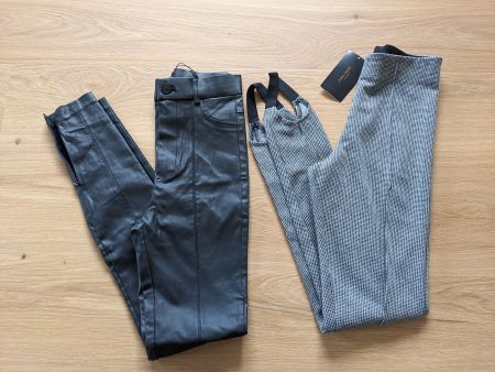 2 Zara Stretch Hosen XS/XXS NEU