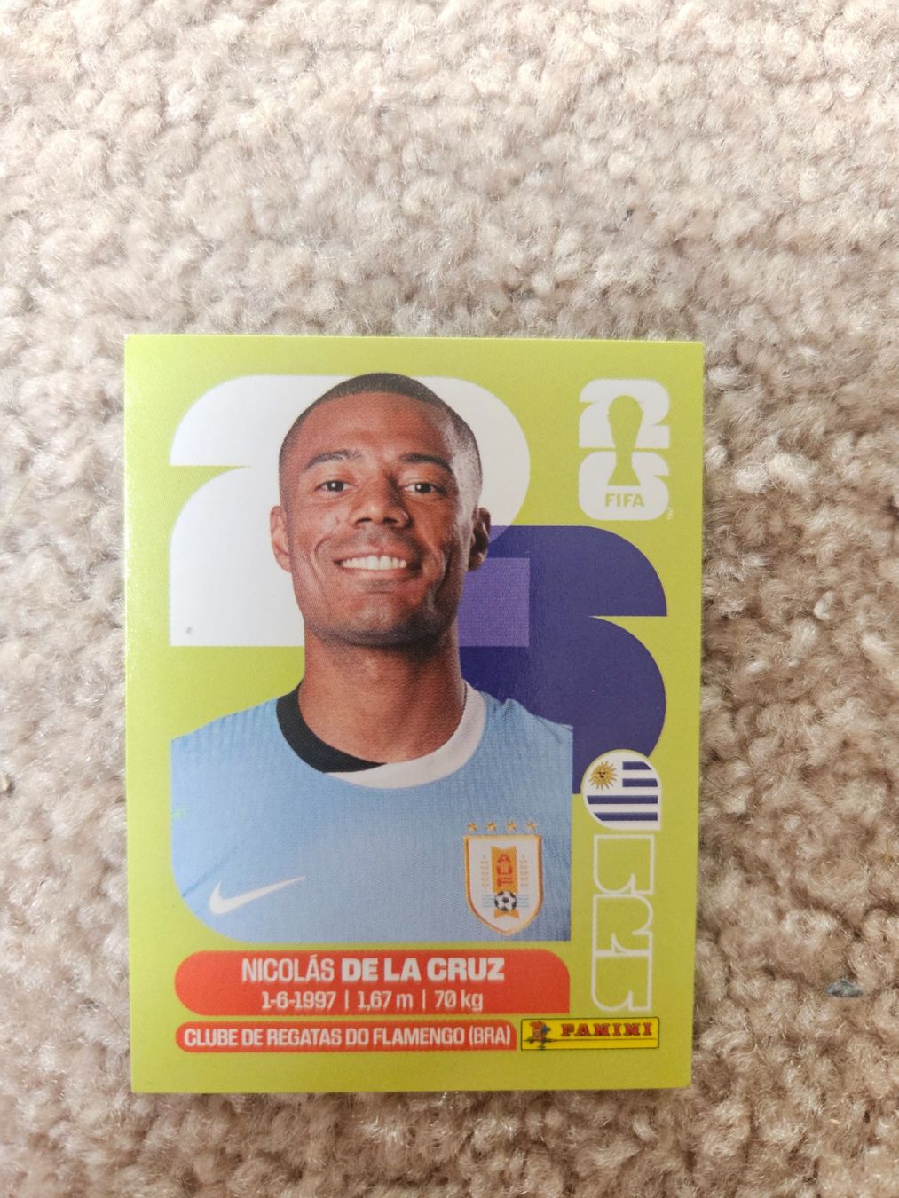 Panini Carte collezionabili: Carte Panini WM 2026 URU 15 – Usato da Henniez venduto da Tjiminy