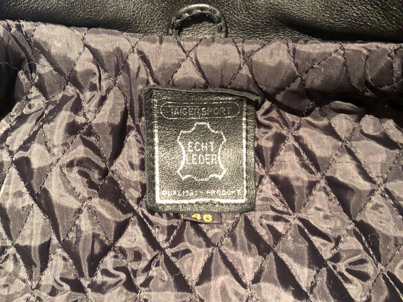 Giacche: schwarze Lederjacke in Gr. 46 – Nuovo (secondo la descrizione) da Würenlingen venduto da Delfinli1 2