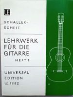 Musiknoten: Schaller-Scheit Gitarrenschule Heft 1