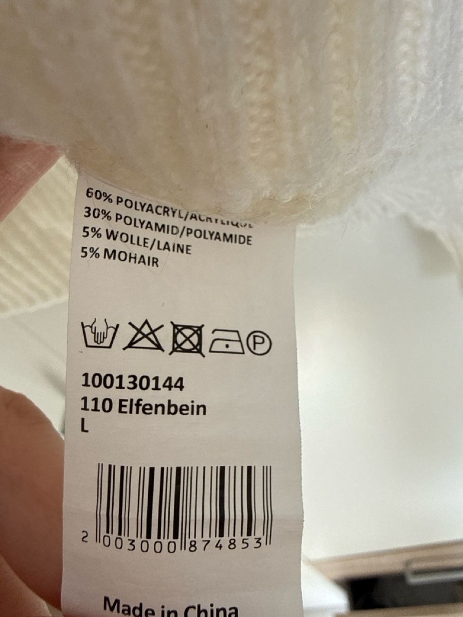 Manor Maglioni & Felpe: Weisser Strickpullover, Grösse L – Usato da Aarwangen venduto da _sdvc_ 1