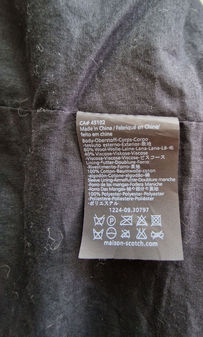 Maison Scotch Giacche: Maison Scotch Wool Blazer Petite – Nuovo (secondo la descrizione) da Basel venduto da chingson 2