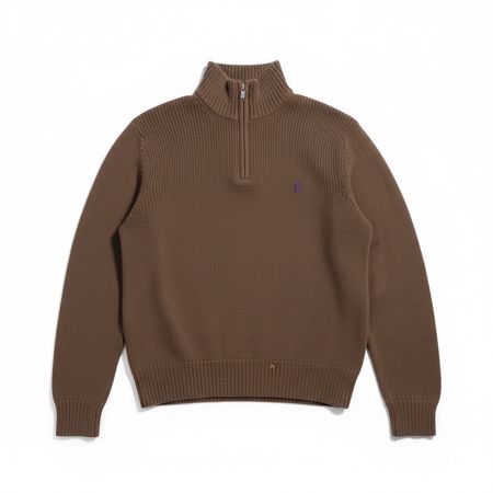 Pull camionneur Half-zip Ralph Lauren Marron - M #27