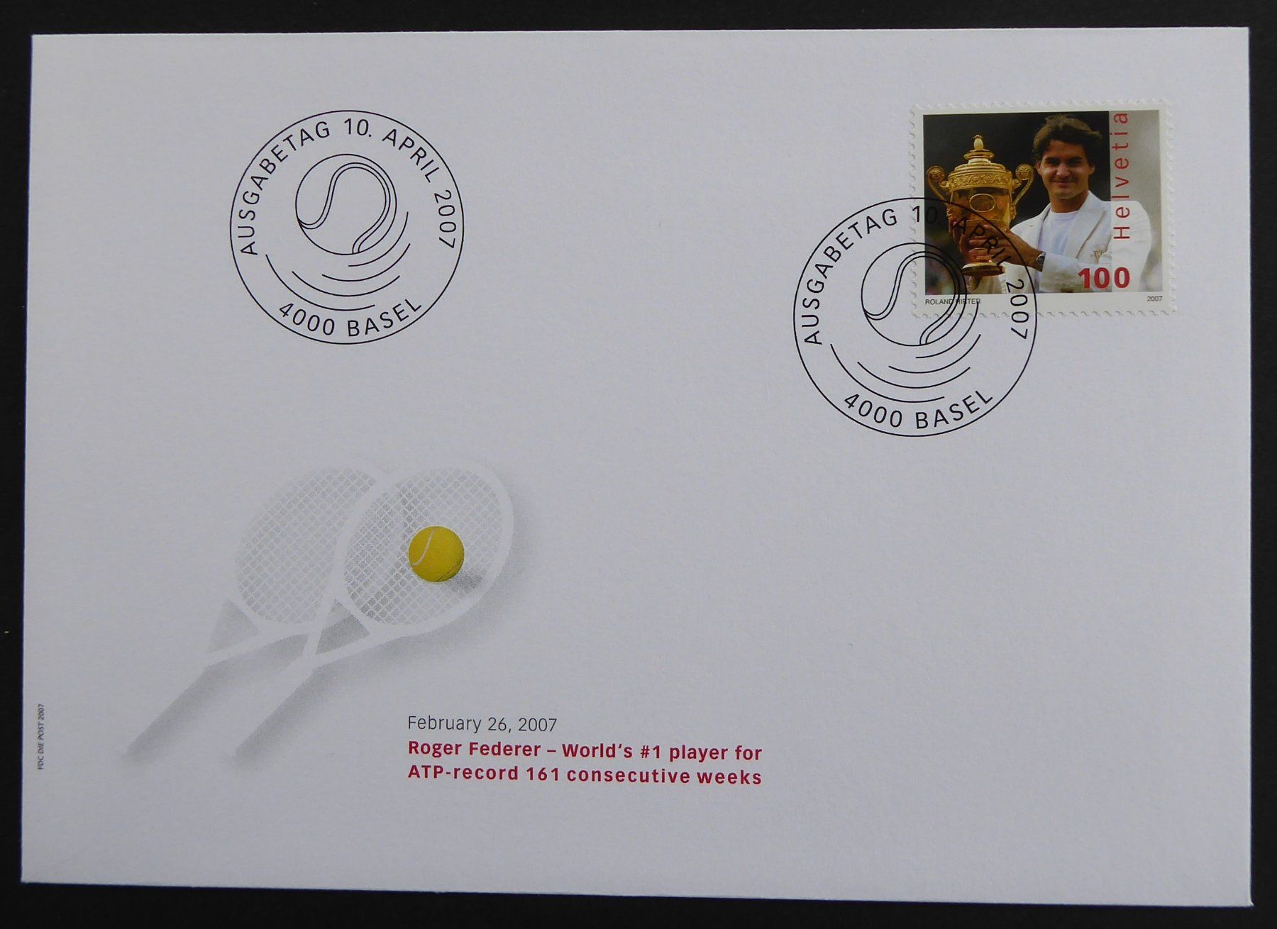 Tutti i francobolli: 2007 - CH - Znr. 1229 / Einzelwert - FDC - ES - 10.04.2007 – Usato da Holziken venduto da Cindy003