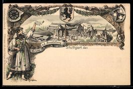 Litho Stuttgart, Ausstellung 1896, Messe