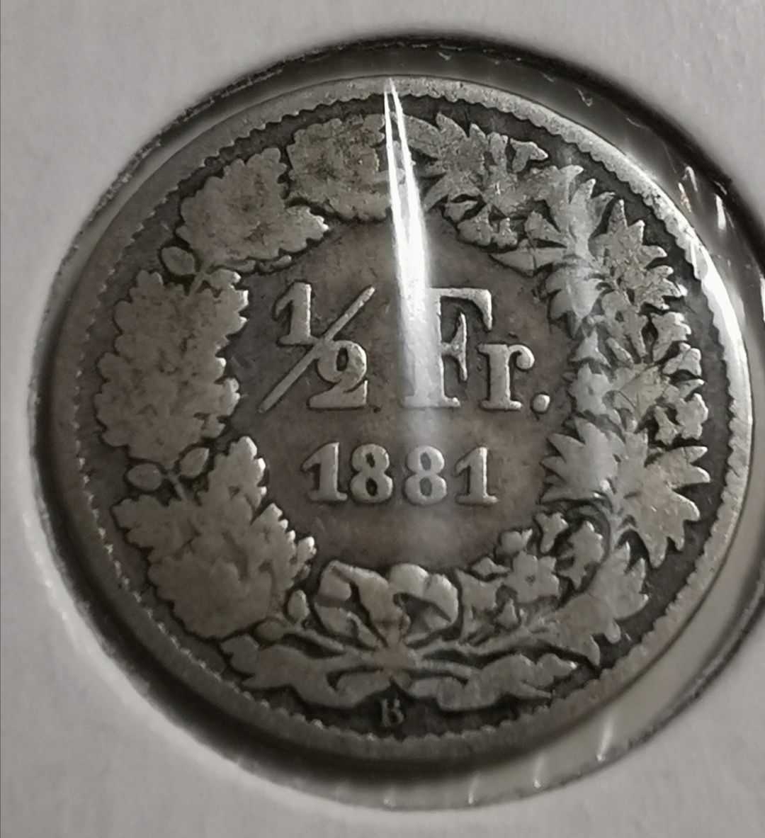 Tutti le monete: 50 Rappen 1881 Silber – Usato da Zürich venduto da turbopuz