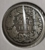 50 Rappen 1881 Silber
