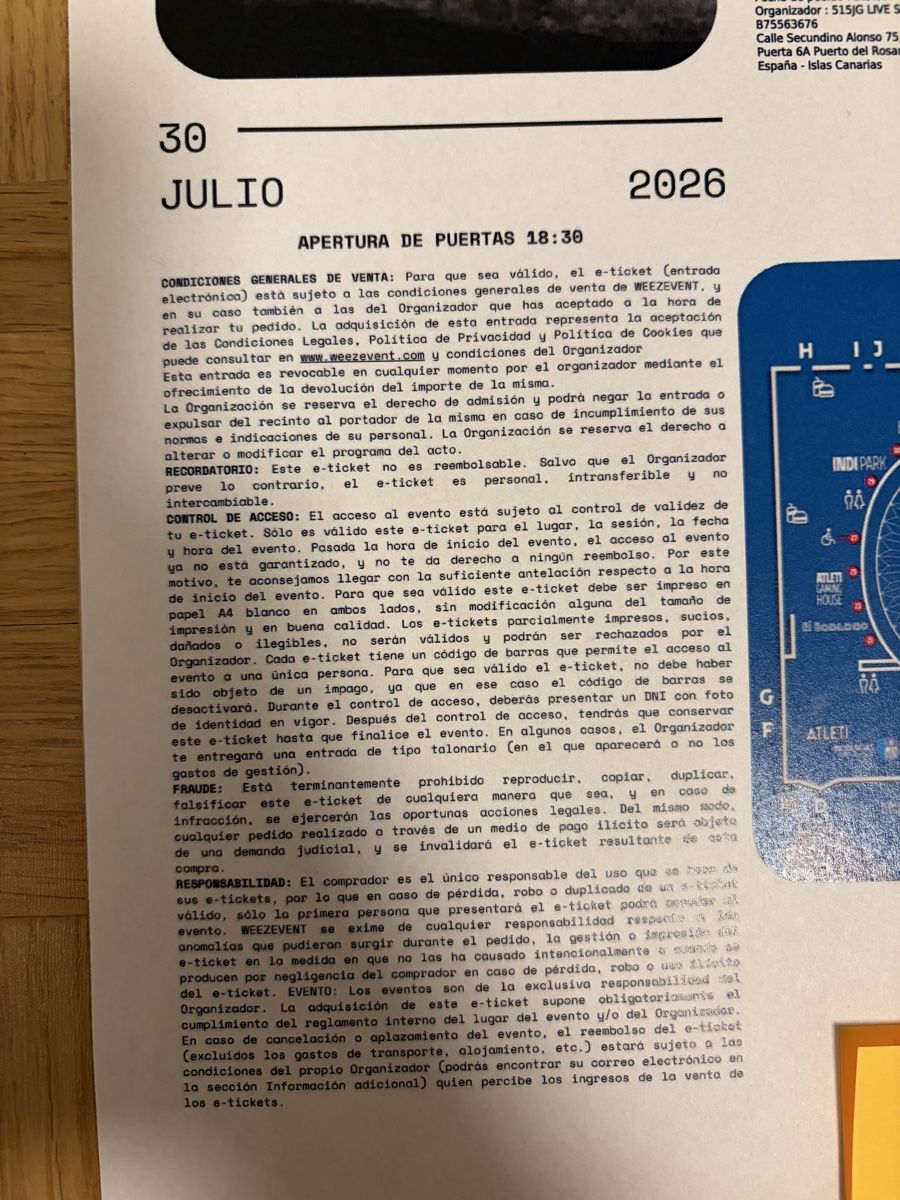 Biglietti: kanye west konzertticket madrid – Nuovo e nell'imballaggio originale da Zürich venduto da nepaprocella 1
