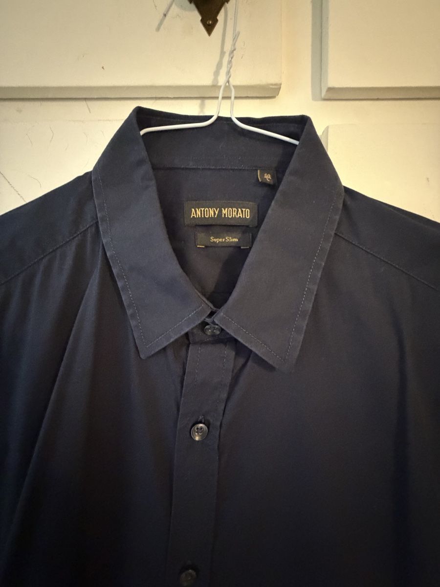 Hemden: Camicia Antony Morato Super Slim L blu – Gebraucht aus Lugano von can_xdd8 2