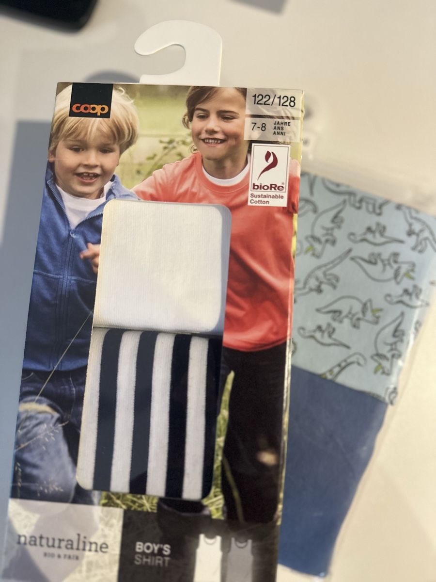 Unterwäsche: Jungen Unterhemden Gr. 122/128 – Neu und originalverpackt aus Gümligen von gerecht245