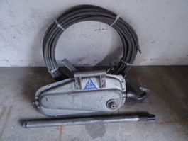 Habegger Seilzug  Type T 15, 1500kg mit  Seile
