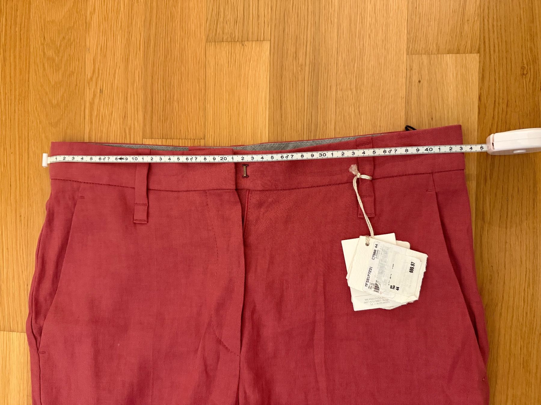 Brunello Cucinelli Pantaloni: Brunello Cucinelli Leinenhose pink 38 – Nuovo (secondo la descrizione) da Zug venduto da sschnide92 6