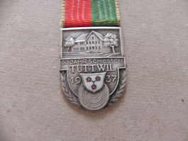 Medaille Schützenfest Auszeichnung Tuttwil TG Thurgau 1937