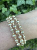 Original Vintage KONPLOTT Perlenarmband, verstellbar