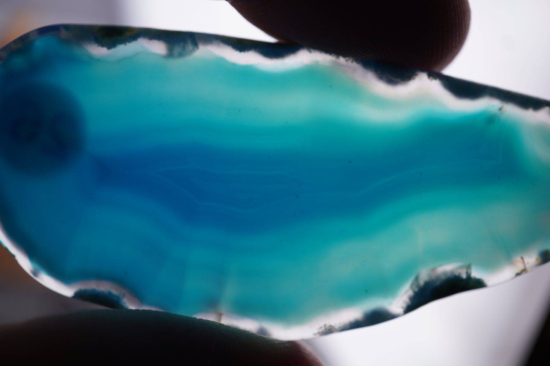 Minerali & Pietre curative: Achat Blau   Scheibe    Blue   Ab 1.-(1) – Nuovo e nell'imballaggio originale da Eschenbach SG venduto da topstone 2