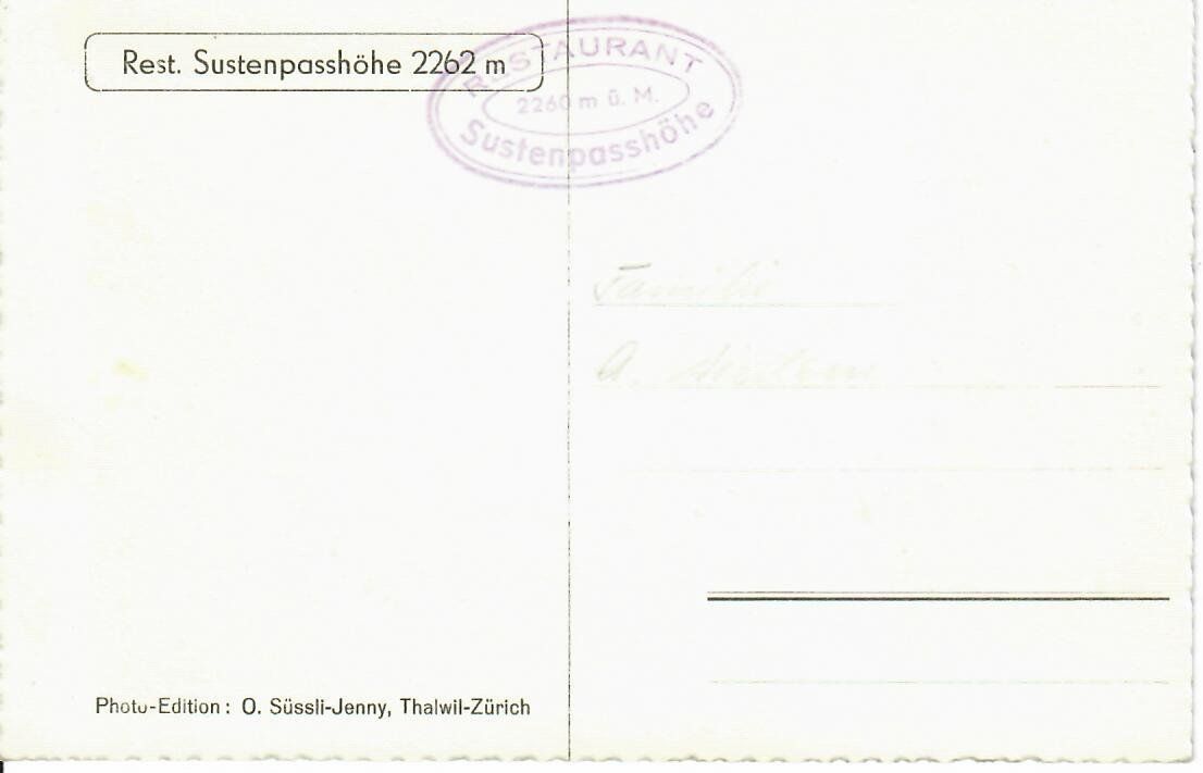 Cartoline postali: Gadmen – Usato da Hochdorf venduto da Ziegel-16 1