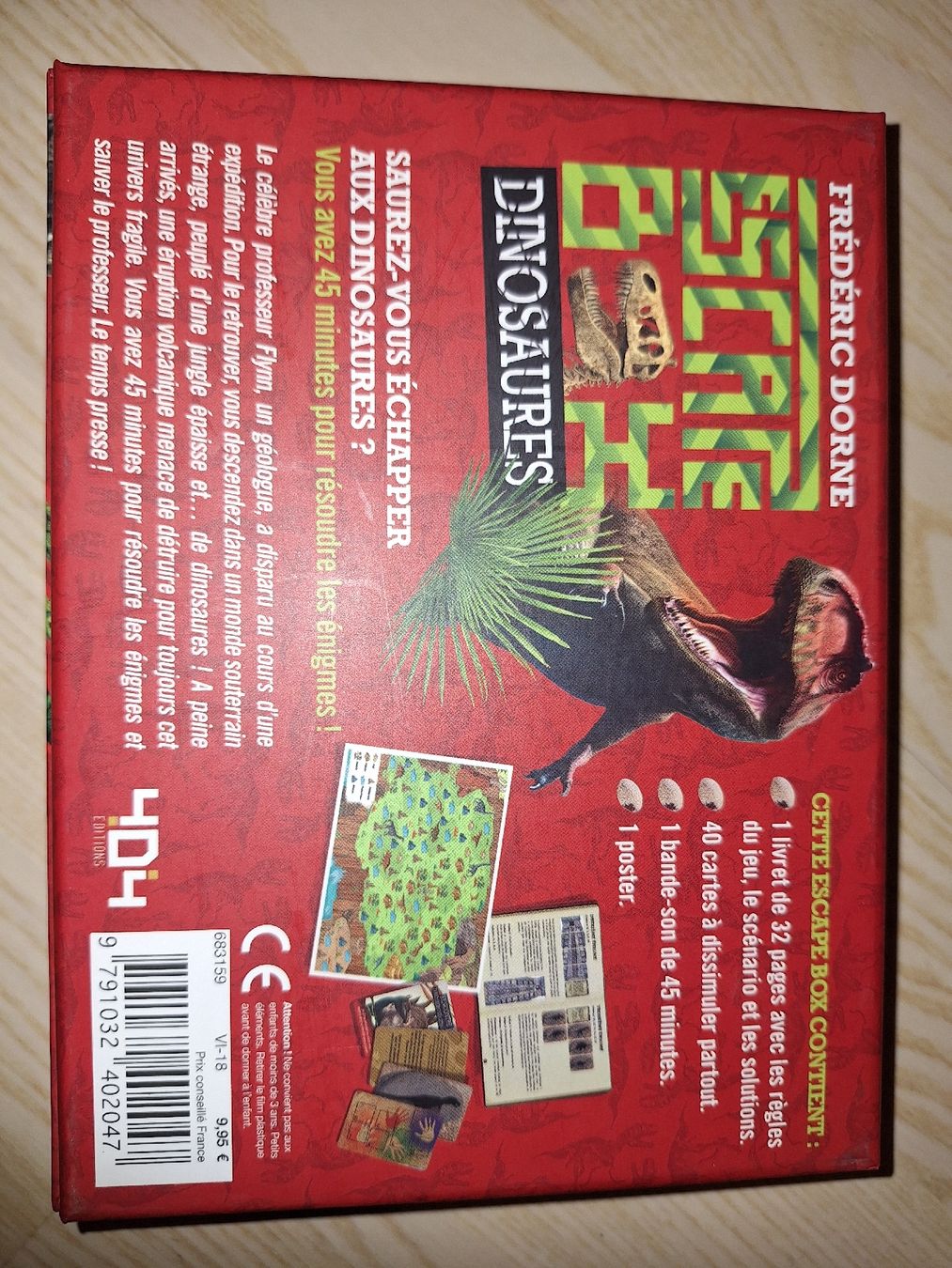 Giochi: Jeu Escape Dinosaure – Nuovo (secondo la descrizione) da Bursins venduto da Cdje 1