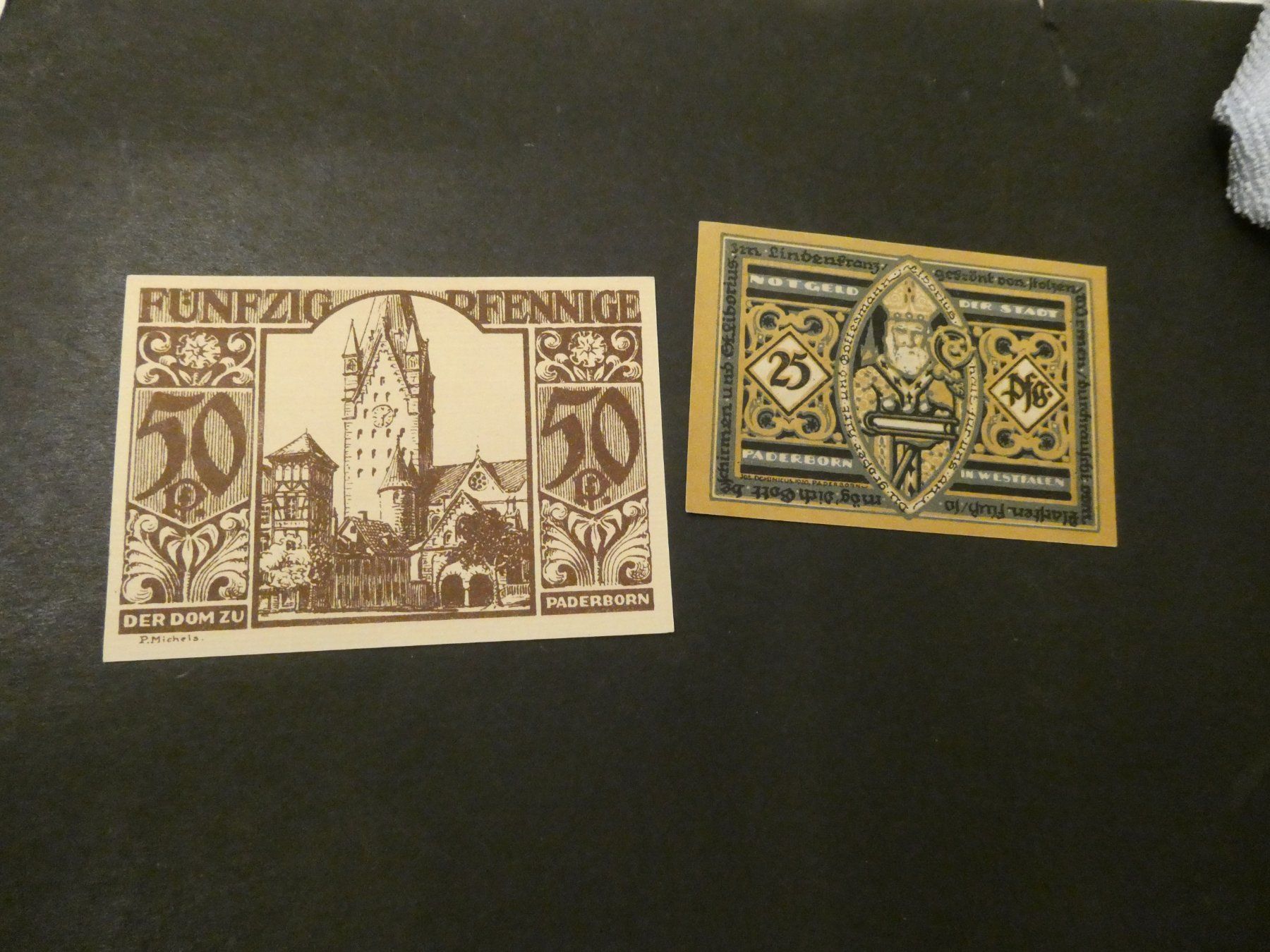 Banknoten: Dt. Reich, Paderborn -  Notgeldscheine – Gebraucht aus Hinterforst von Rohusri 1