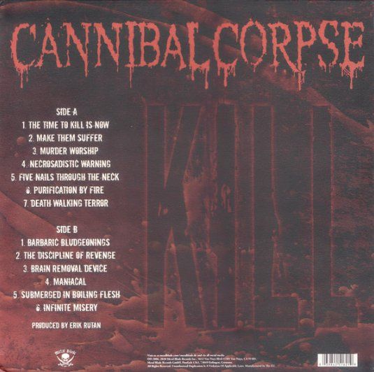 Schallplatten: Cannibal Corpse Kill Vinyle Comme Neuf Poster inclus – Neu (gemäss Beschreibung) aus Etoy von vin_hss9 1