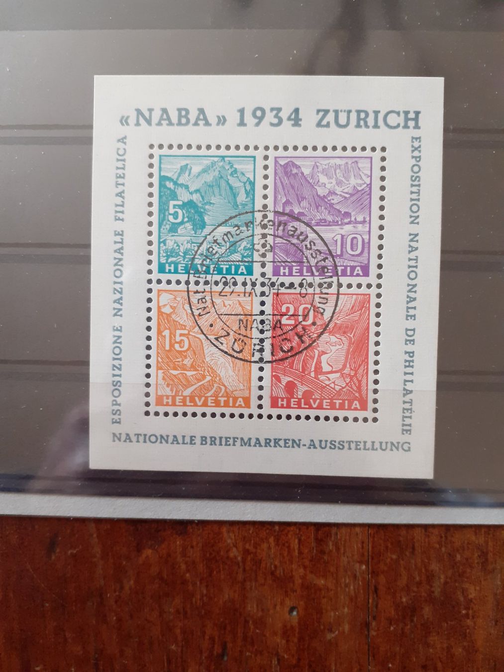 Tutti i francobolli: Nabablock 1934 ET – Usato da Echichens venduto da Topfila
