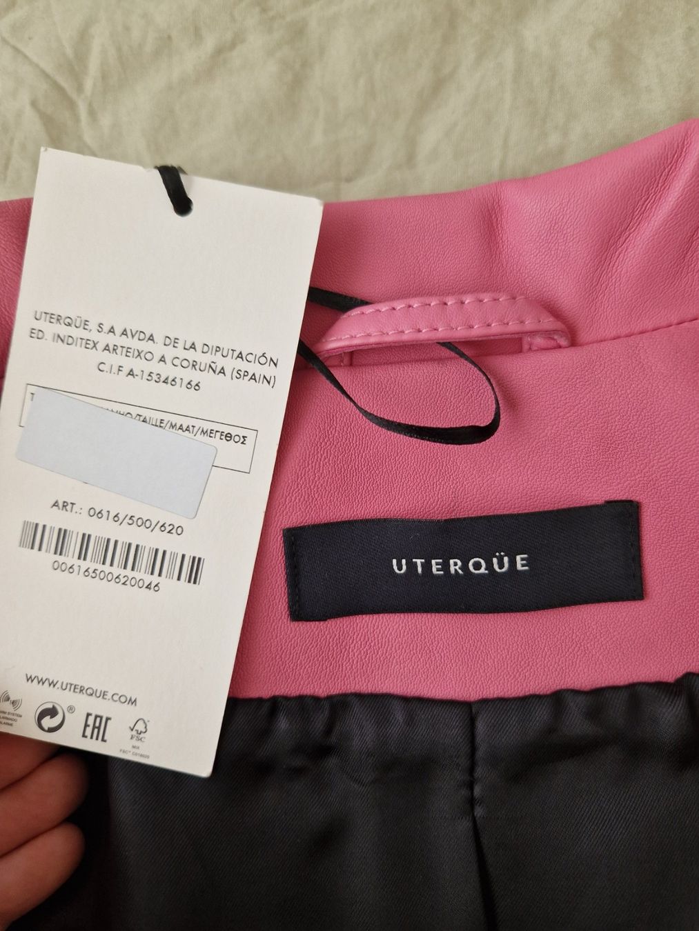 Giacche: Uterque Lederjacke pink Gr. M/L – Nuovo e nell'imballaggio originale da Erlinsbach SO venduto da ULIKH 8