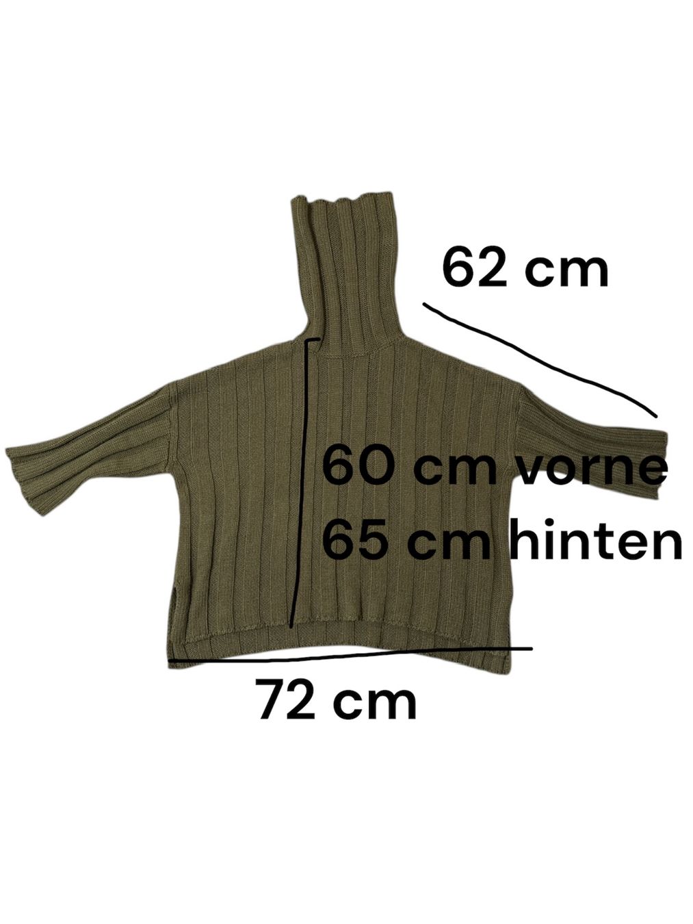 Zara Maglioni & Felpe: Olivgrüner Strickpullover mit Rollkragen - Winter Must-Have! – Nuovo (secondo la descrizione) da Sennwald venduto da _shppng 1