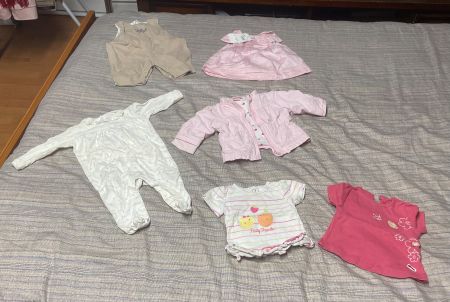 Lot habits fille 62 été (6pièces)