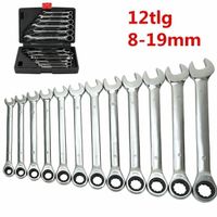 12x Ratschenschlüssel Maulschlüssel Set