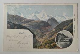 Isenfluh ob Lauterbrunnen 1909, Postkarte