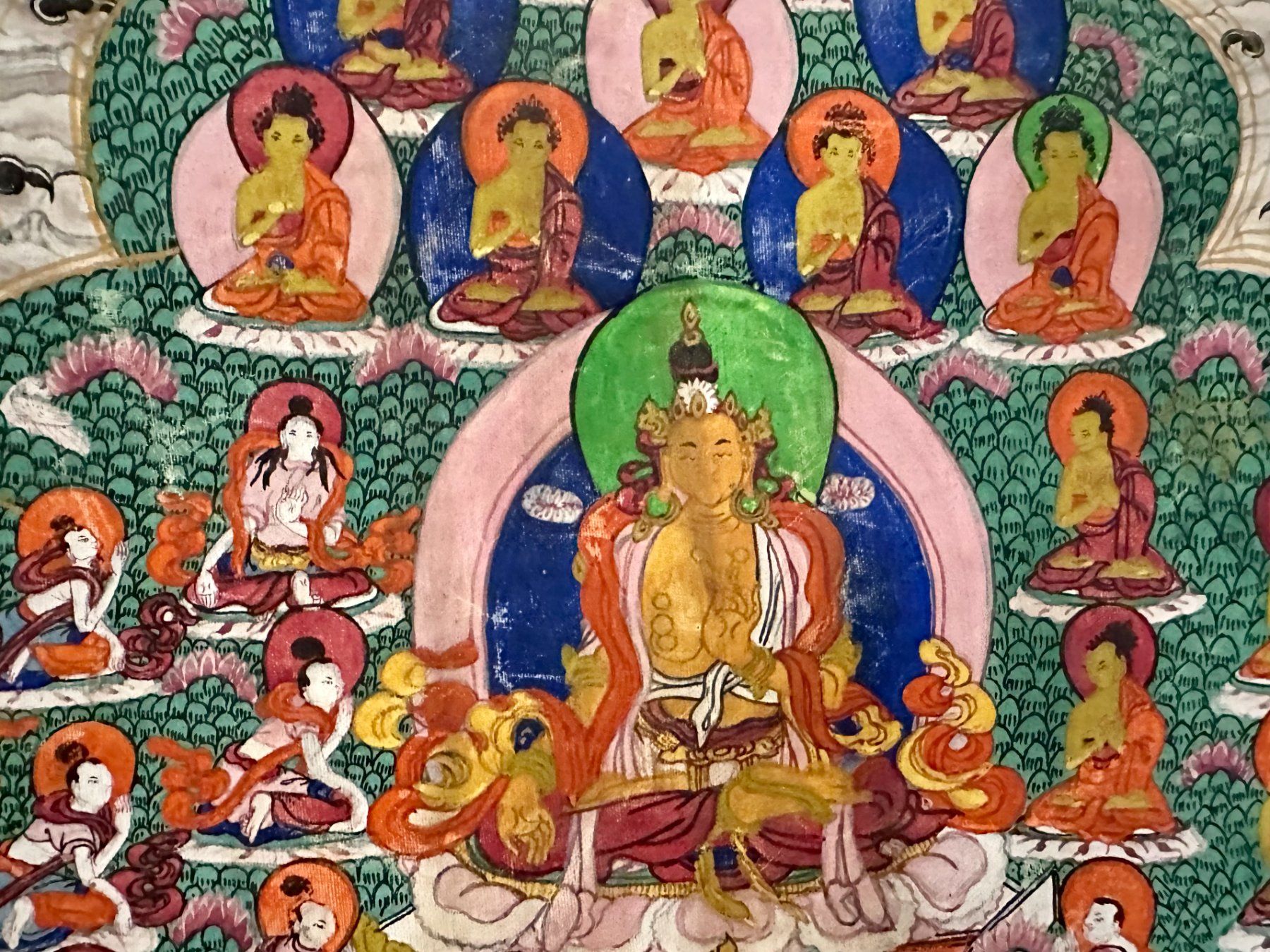 Dipinti: Thanka Buddha Tibet Nepal alt – Usato da Basel venduto da chinarh891 1