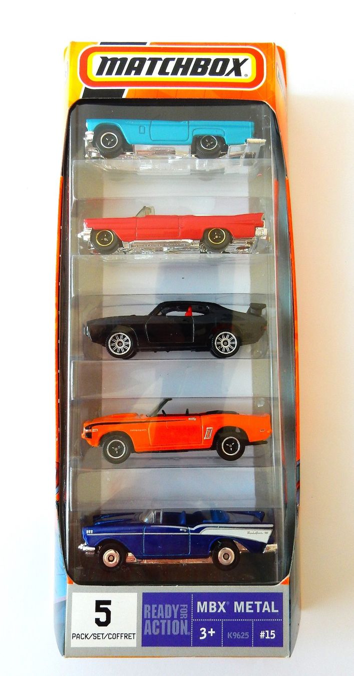 Matchbox Modellautos: Matchbox / 5-er Autoset - Nr. K9625 von 2007. – Neu und originalverpackt aus Alpnach Dorf von Reloved24