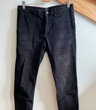 Pantalon velours côtelé noir Jules