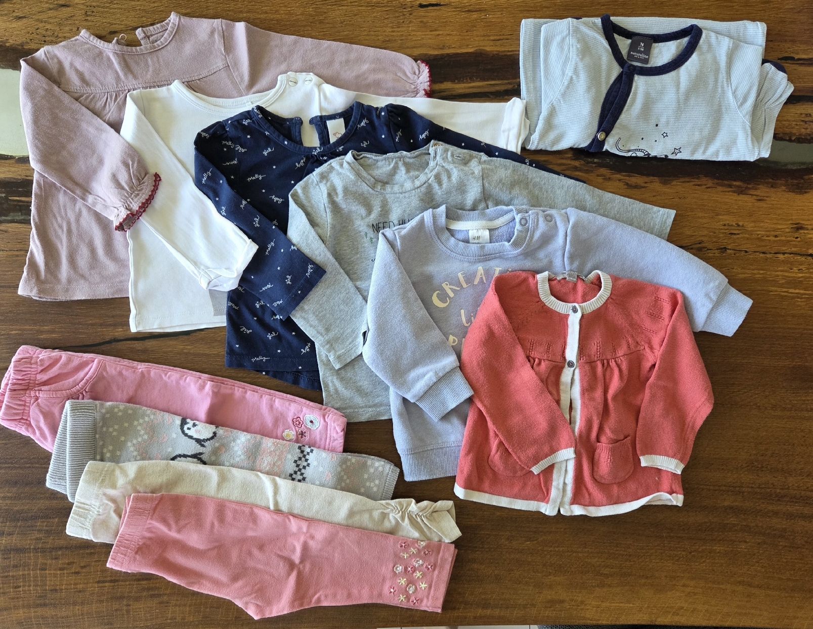 H&M Lotti & Set di vestiti: Kinderkleidung Set Mädschen 74-80 Herbst – Usato da Au ZH venduto da tis_8fmn