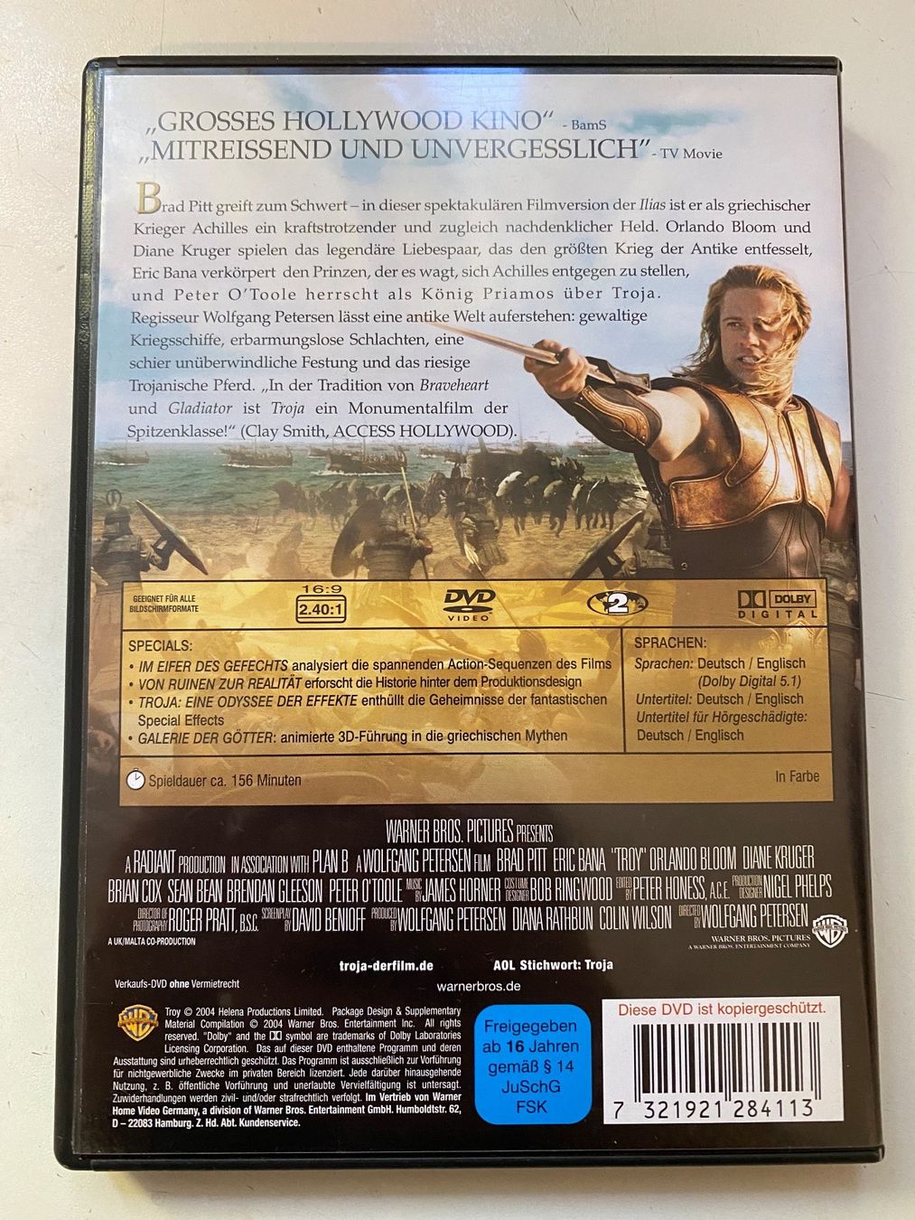Alle DVDs: DVD TROJA – Gebraucht aus Zürich von DidierTG 1
