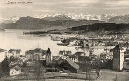 Luzern und die Alpen