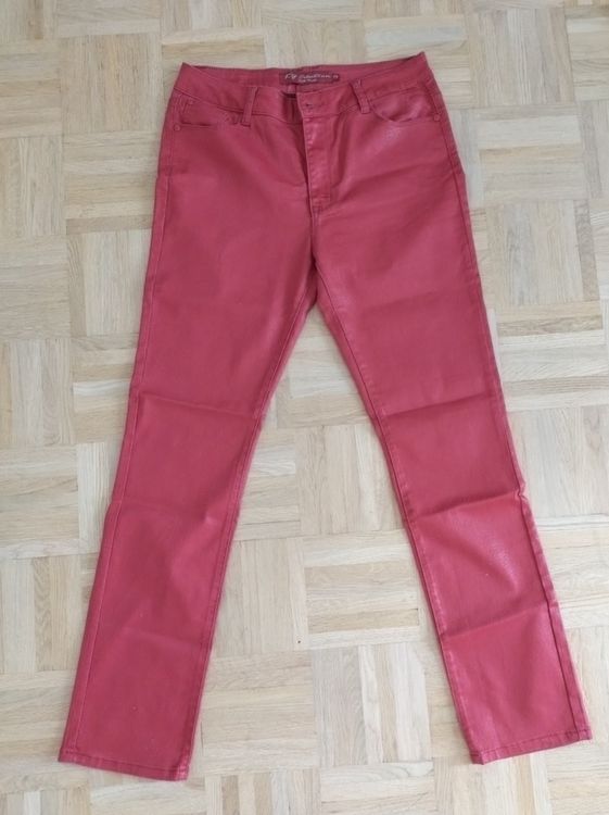 Jean enduit rouge brique taille 42 (Gebraucht) in Genève für CHF 10 ...