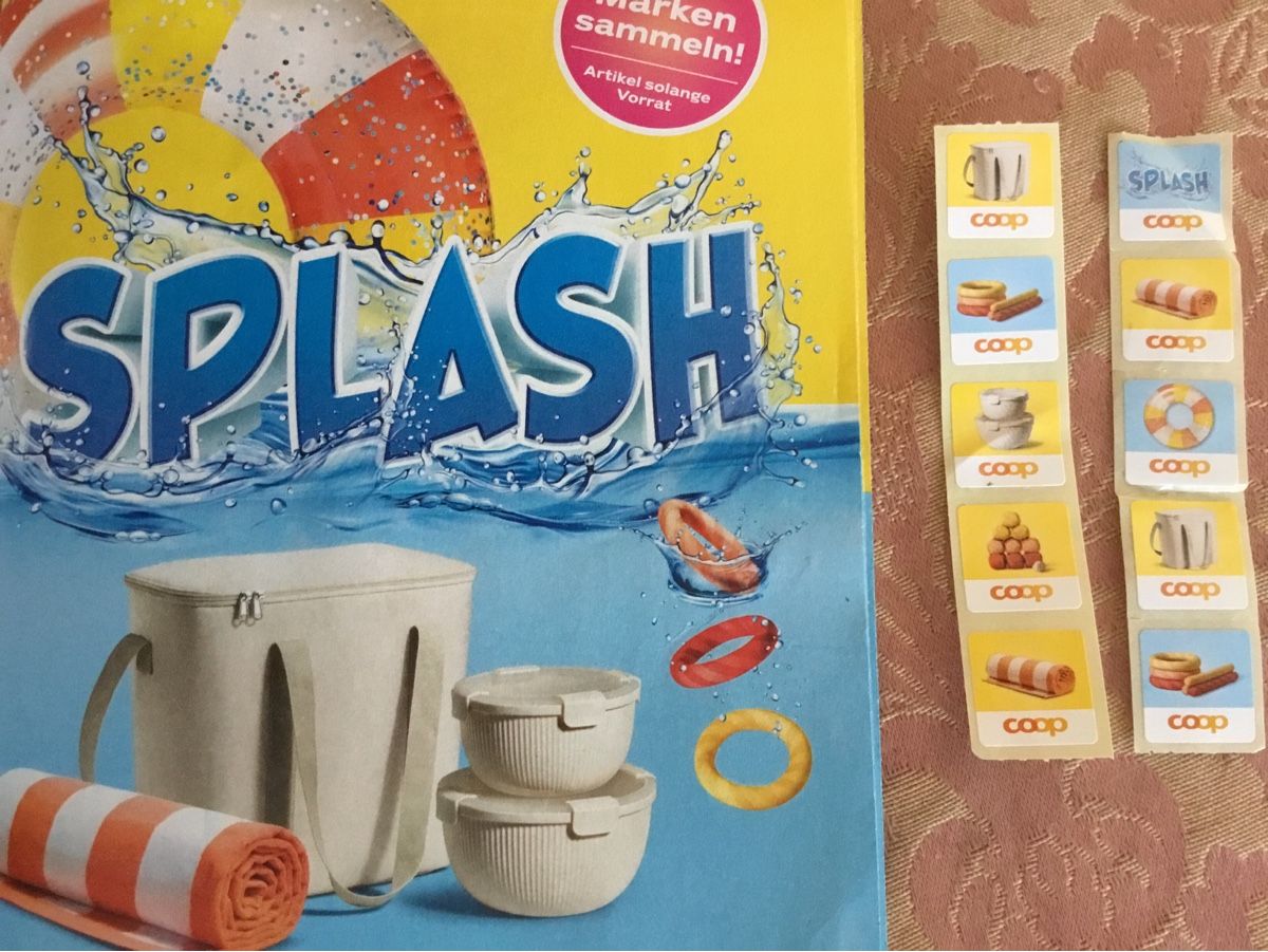 Coop Sammelmarken & -punkte: 10 Splash Punkte Coop – Gebraucht aus St. Gallen von chamilla 1