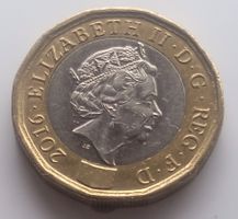 VEREINIGTES KOENIGREICH - GB  1 POUND 2016 - BI-METALL - GUT