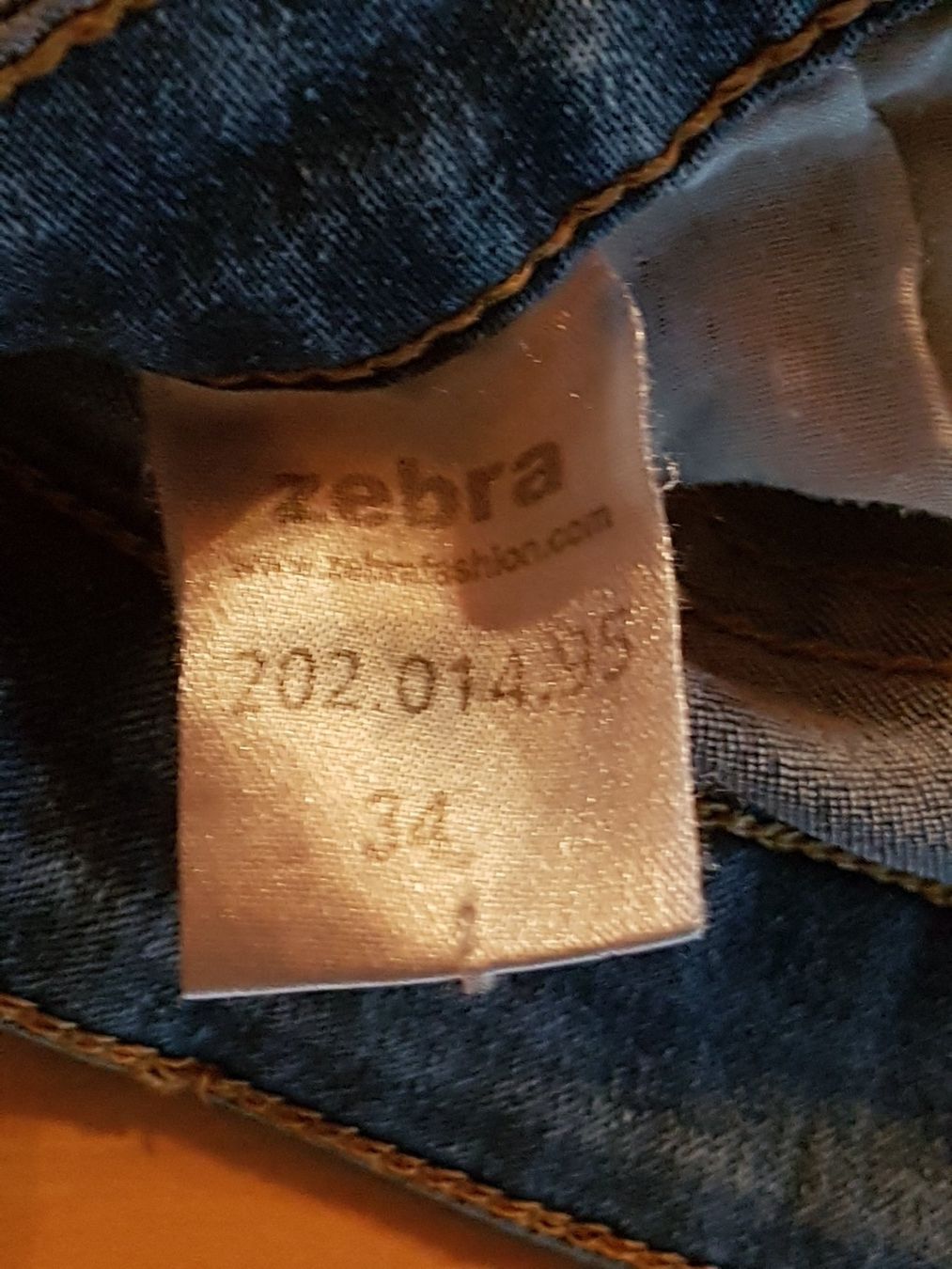 Zebra Jeans: Pantalon jeans taille 34 marque Zebra 65% coton – Gebraucht aus Villiers von san_jn5w 5