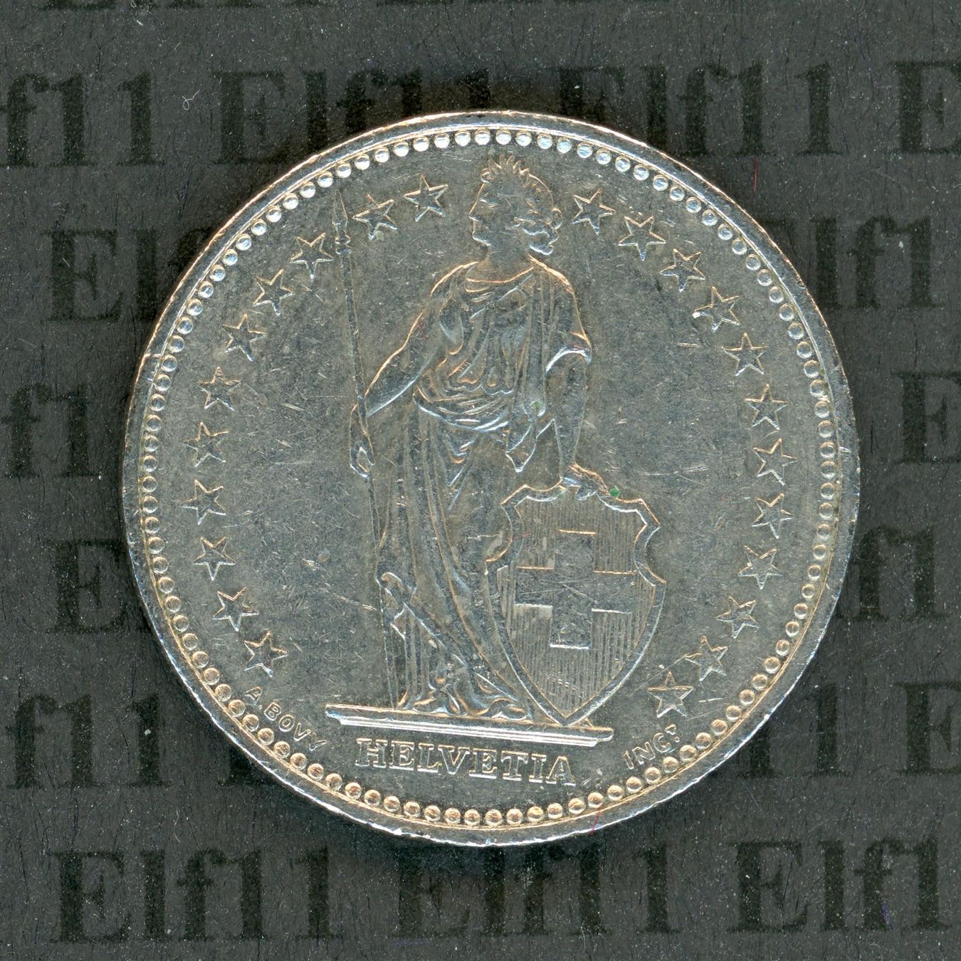 Tutti le monete: CHF___1.00 1994 -vz 1 Franken – Usato da Widnau venduto da Elf11 1
