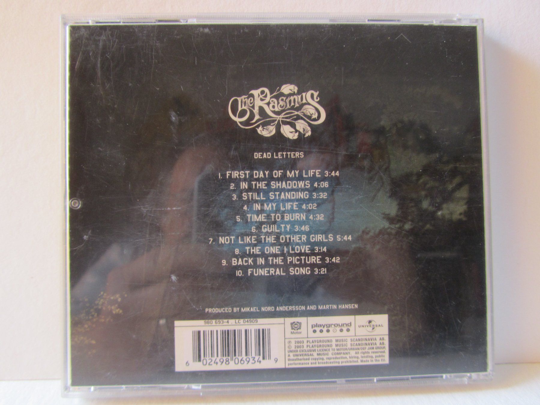 CD: the Rasmus, CD, dead letters – Usato da Weiningen ZH venduto da dietsch57 1