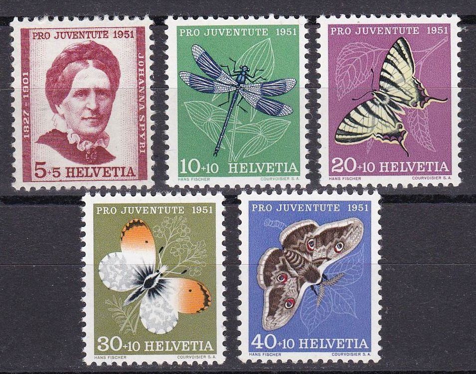 Tous les timbres: Pro Juventute, 1951, postfrisch** – Neuf (Voir description) à Lupfig par lubor