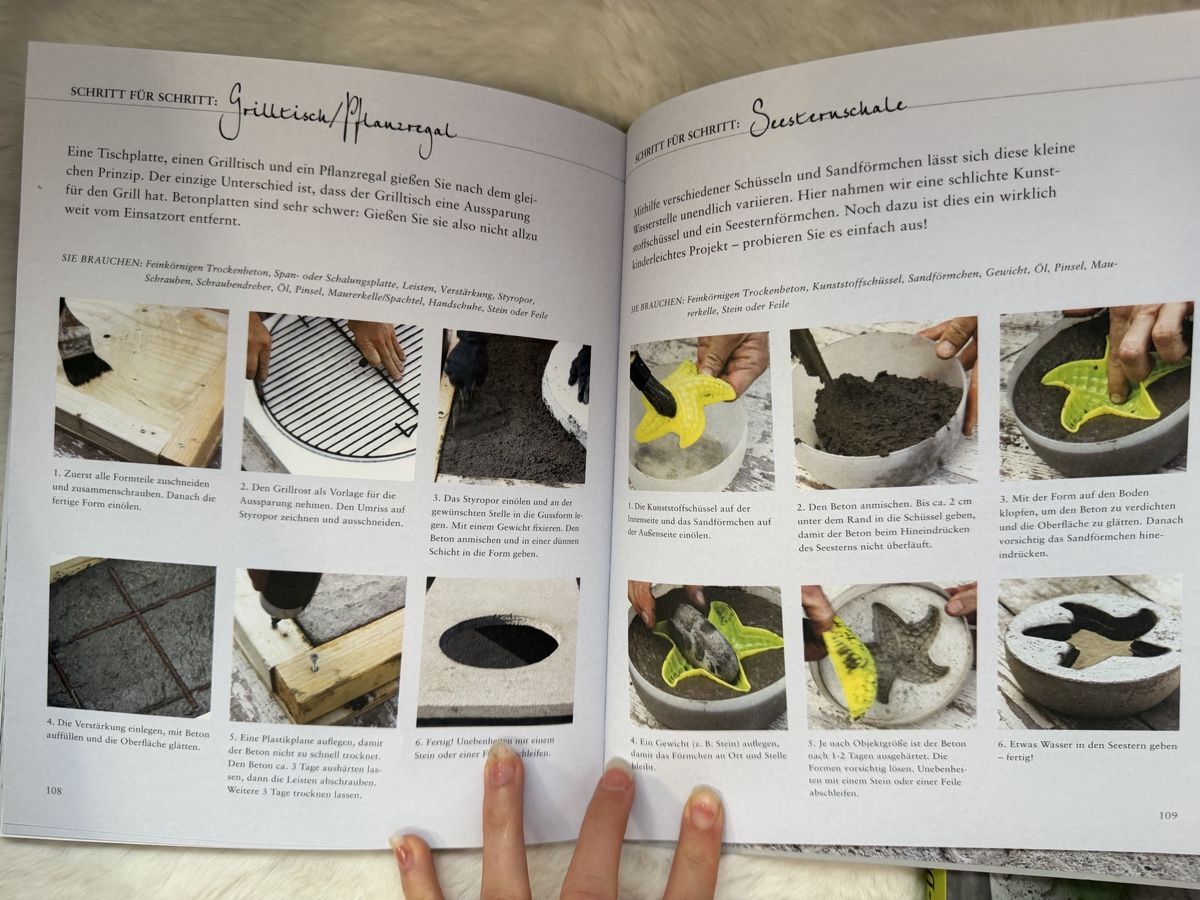 Libri: Gartendeko aus Beton, 2 Bücher – Nuovo (secondo la descrizione) da Pfäffikon ZH venduto da lenaviktoria 4
